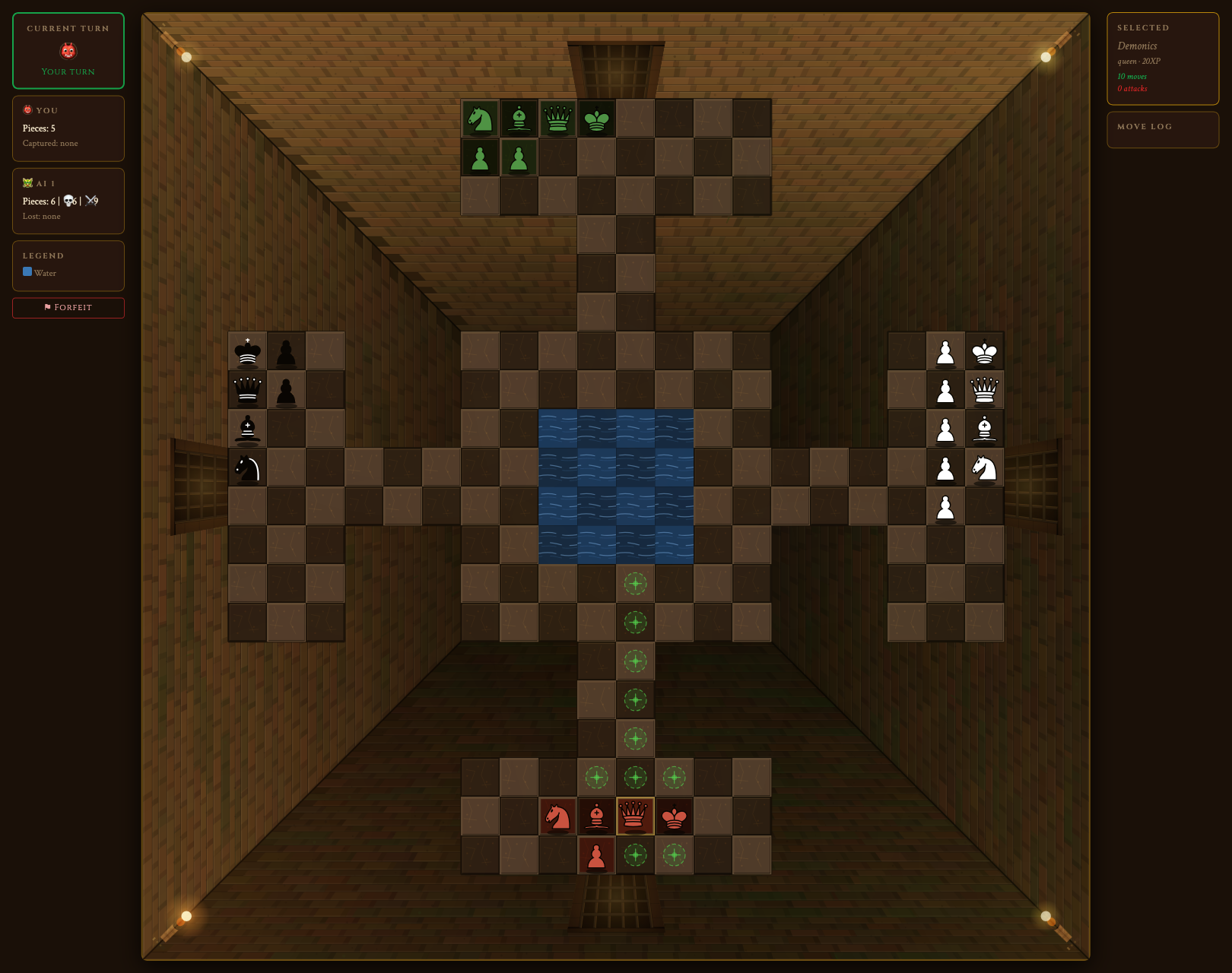 Dungeon Chess — 4-player tactical combat built on MCE